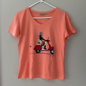 Tshirt with beaded design